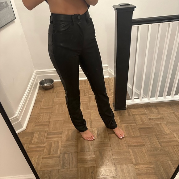 AFRM faux leather pants - Picture 2 of 2